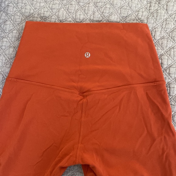 Lulu lemon leggings- burnt orange align high rise 28” - Picture 2 of 4